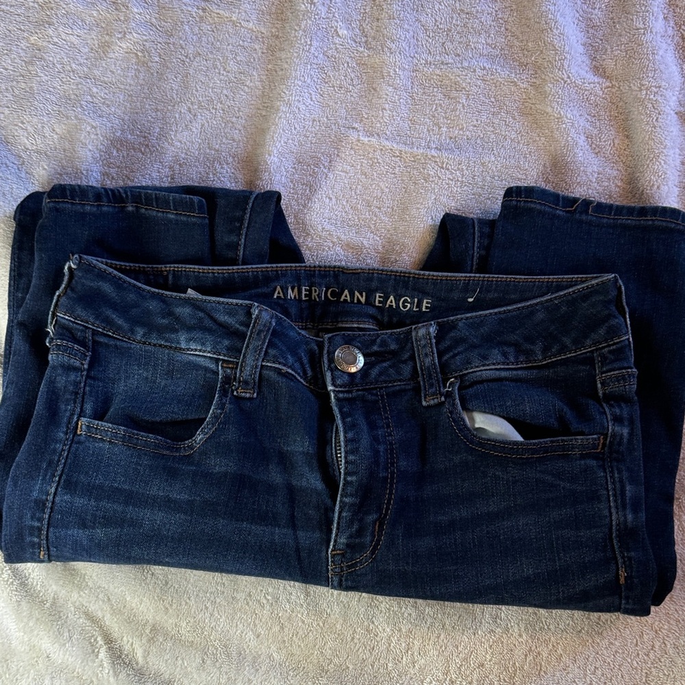 American Eagle Outfitters Junior Blue Jeans